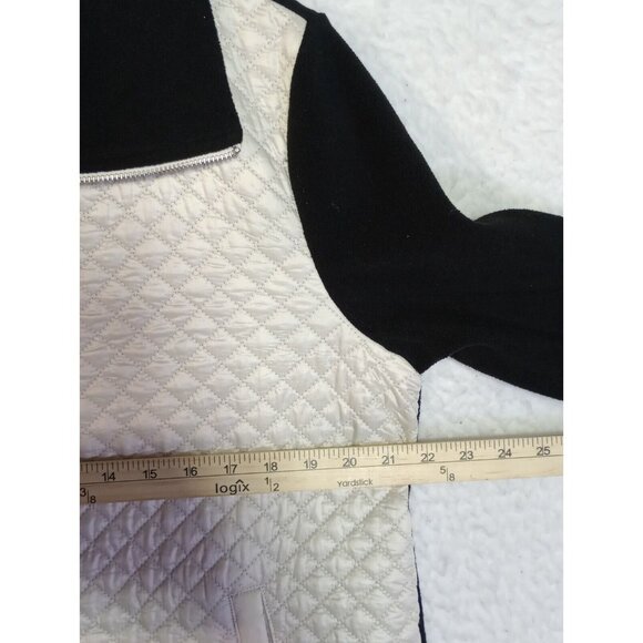 Lauren Ralph Lauren Women's Diamond Quilted Fleece Jacket Full Zip Size Large - Picture 5 of 12